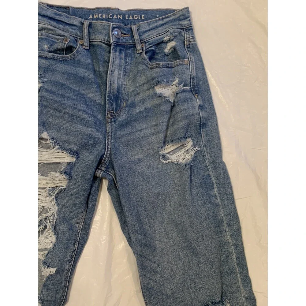 American Eagle Stretch Highest Rise 90s Boyfriend Women's Jeans Size‎ 4 Reg B3